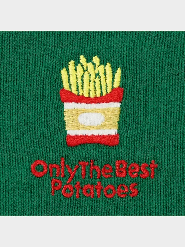 KIDS(男女兼用)グラフィックスウェットプルオーバー(長袖)(ポテト)