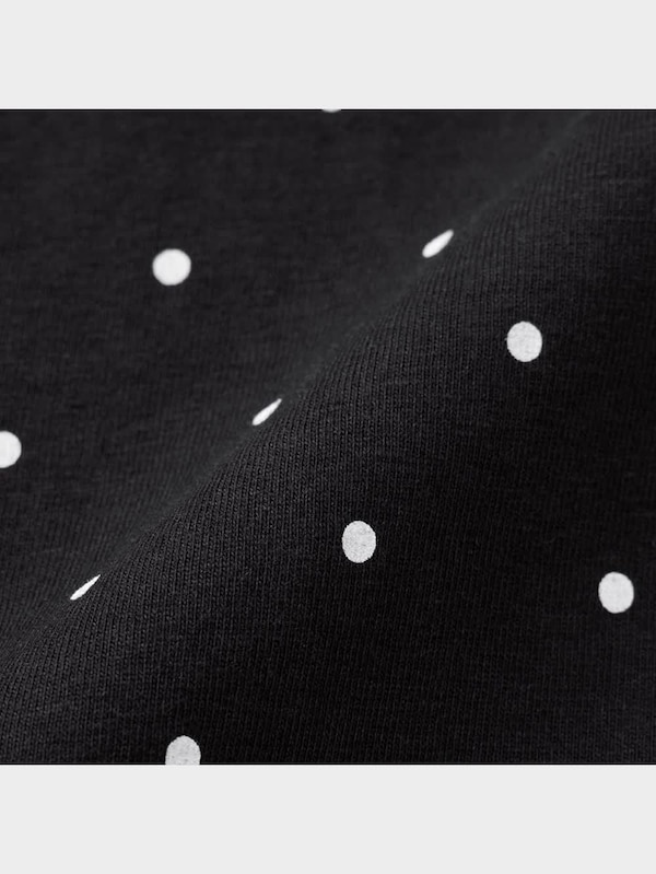 GIRLSコットンフリルグラフィックT(長袖)(ドット)+E