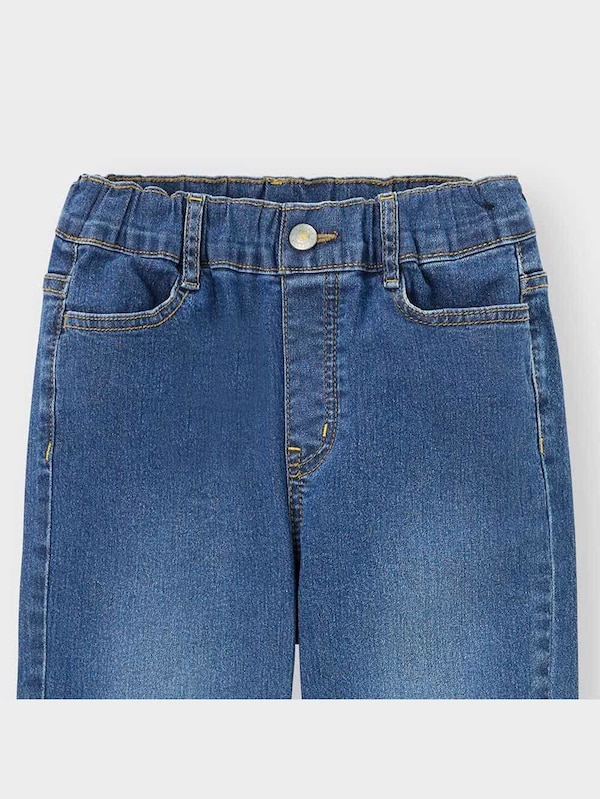 KIDS(男女兼用)のびのびデニムストレートパンツ