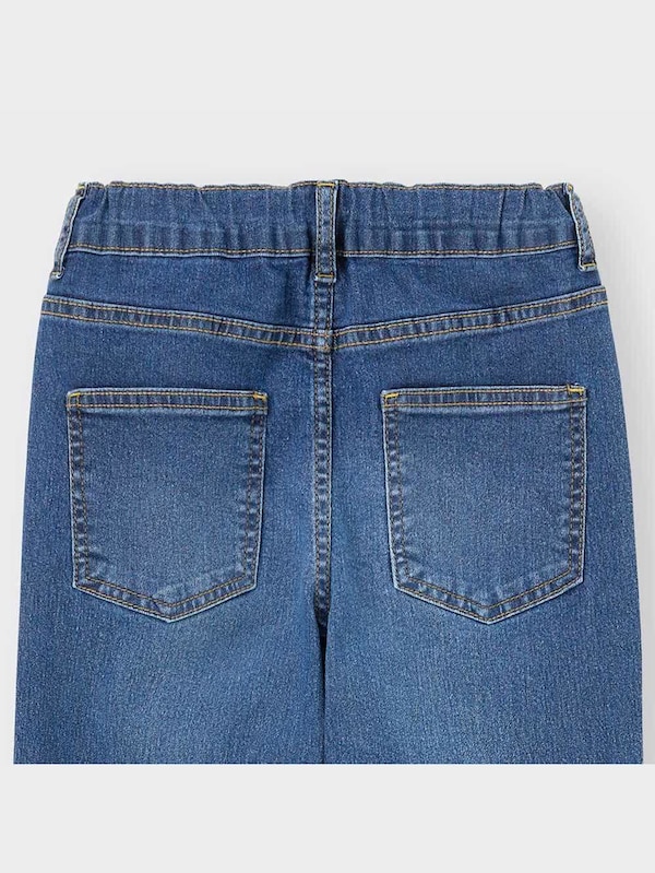 KIDS(男女兼用)のびのびデニムストレートパンツ