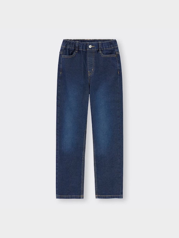 KIDS(男女兼用)のびのびデニムストレートパンツ
