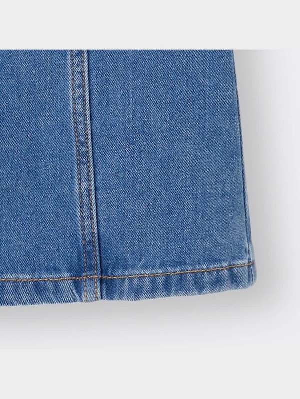 GIRLSデニムフロントボタンスカート