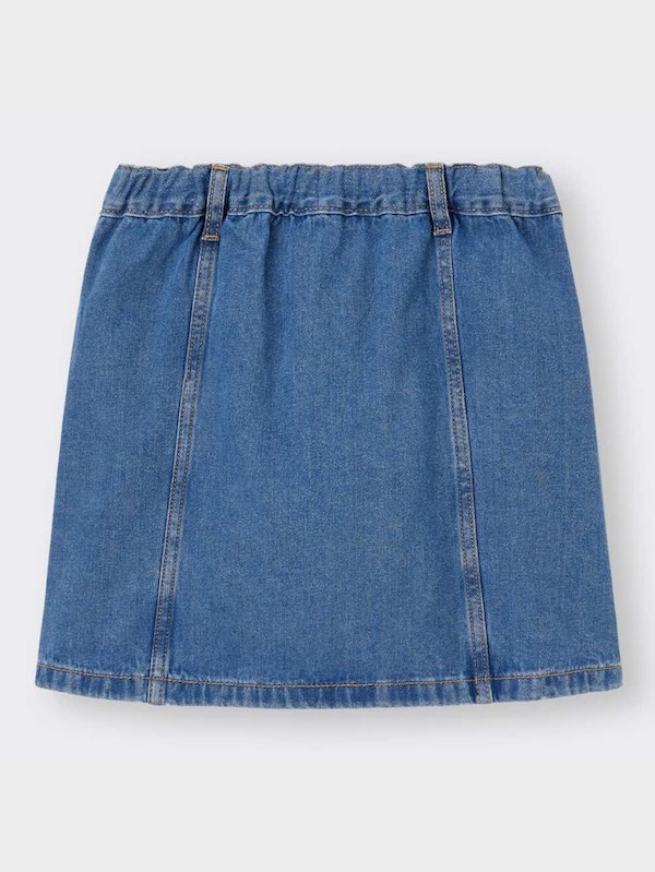 GIRLSデニムフロントボタンスカート