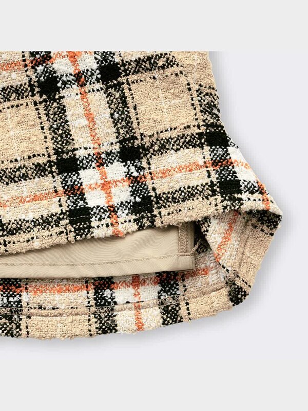 GIRLSチェックブークレミニスカート