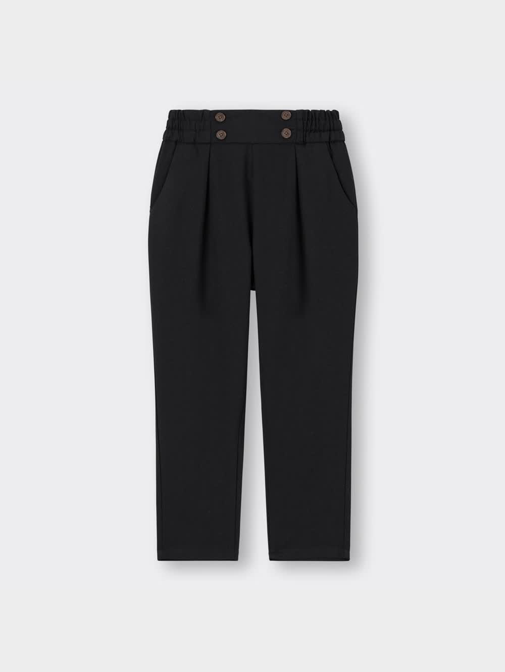 すず　0910 GU公式 | GIRLSプルオンテーパードパンツ+E