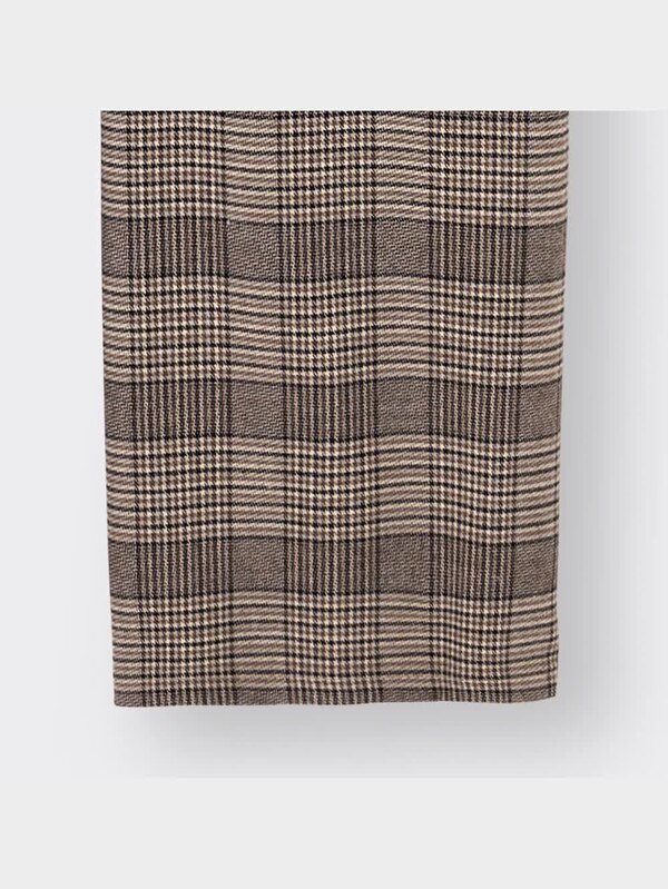 GIRLSチェックサロペットワイドパンツ+E