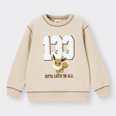 Gu公式 Kids 男女兼用 スウェットプルオーバー 長袖 Pokemon 2 ファッション通販サイト