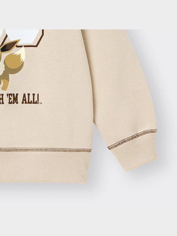 KIDS(男女兼用)スウェットプルオーバー(長袖) Pokemon 2