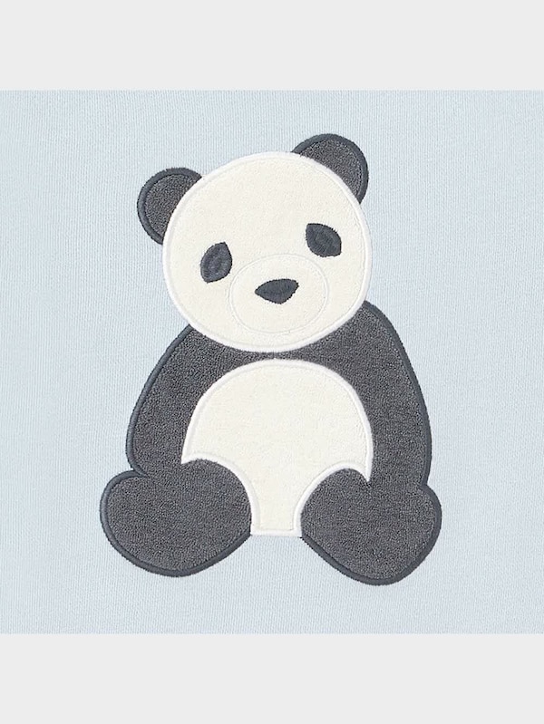 GIRLSソフトスウェットラウンジセット(長袖&ロングパンツ)パンダA