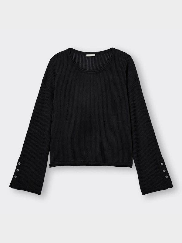 ボタンスリーブセーター(長袖)RS+E