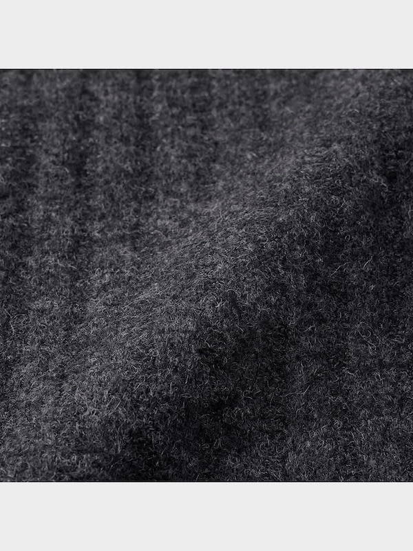 パフィータッチワイドリブニットミニワンピース(長袖)RS+X