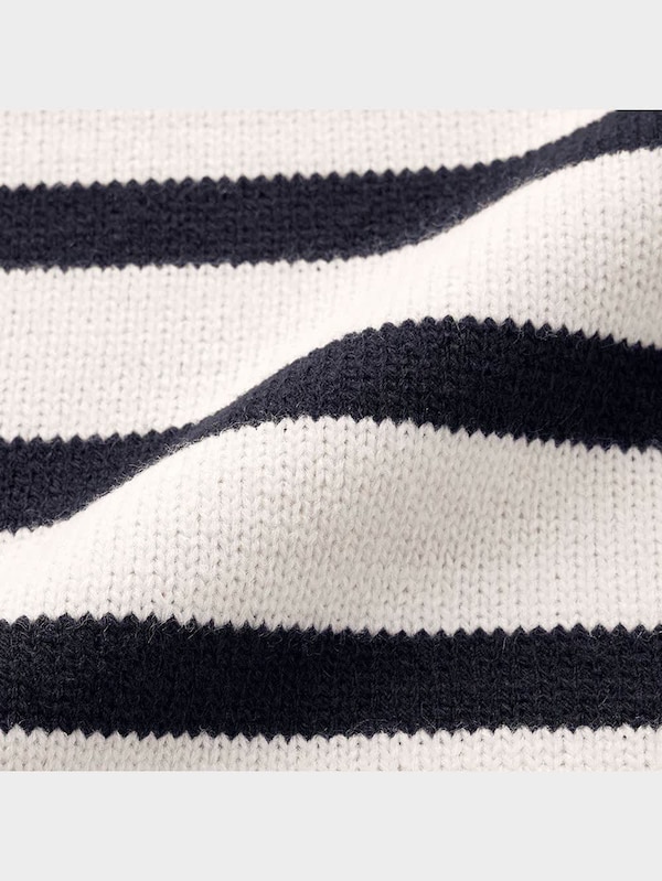 ボーダーハイネックチュニック(長袖)RS+E