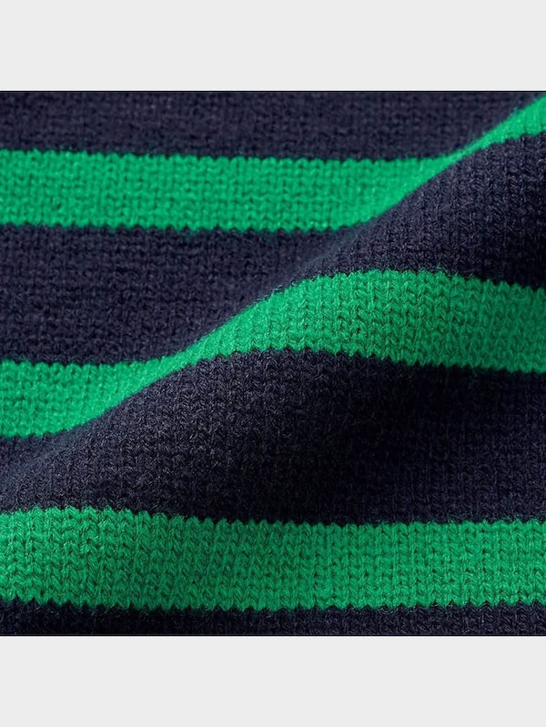 ボーダーハイネックチュニック(長袖)RS+E