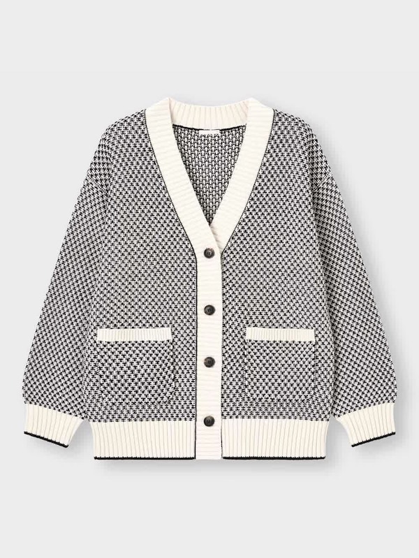 ボーイフレンドカーディガン(長袖)(リンクス)RS+E