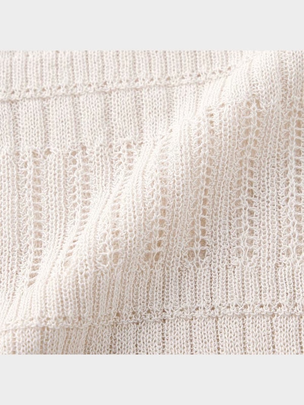 透かし編みカーディガン(7分袖)Z