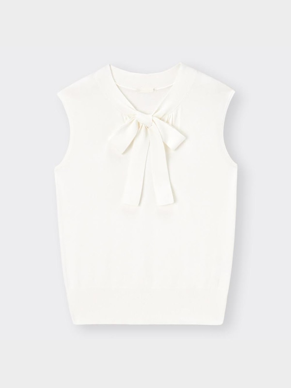 ボウタイセーター(ノースリーブ)Z+X