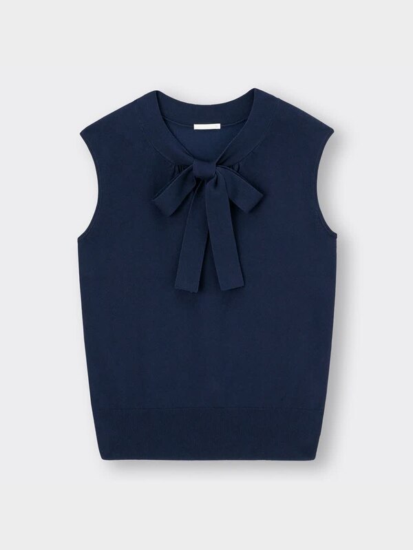 ボウタイセーター(ノースリーブ)Z+X