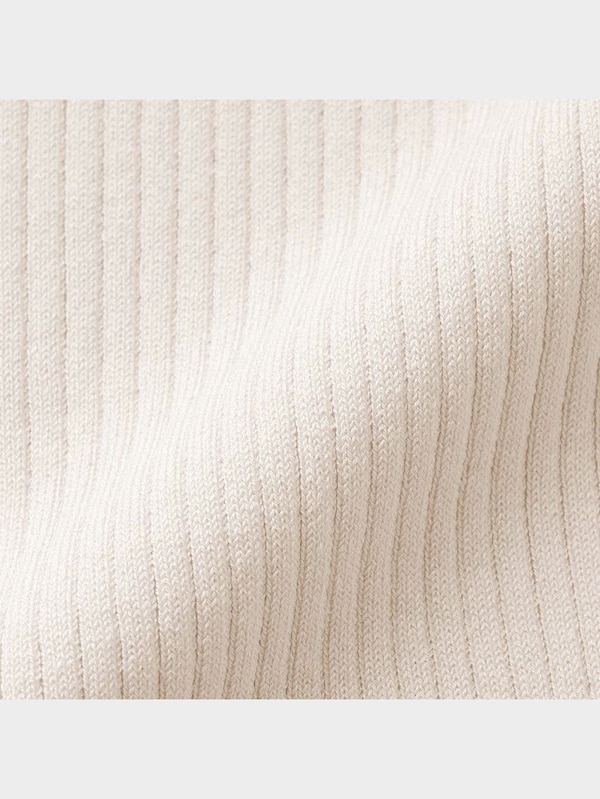 シフォンスリーブニットワンピース(7分袖)Z