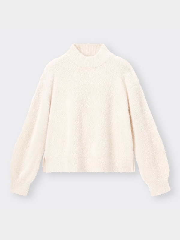 フェザーヤーンハイネックセーター(長袖)Z+E