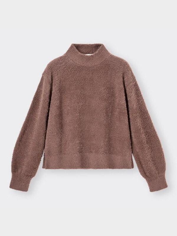 フェザーヤーンハイネックセーター(長袖)Z+E