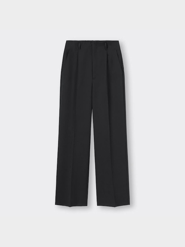 ハイウエストストレートスラックス(セットアップ可能)