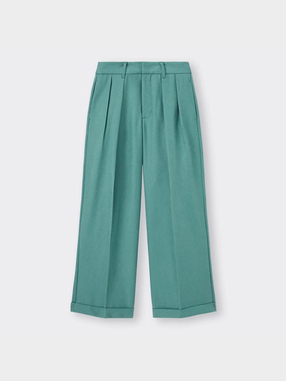 GU公式 | インタックワイドパンツ(丈標準69.0～73.0cm)