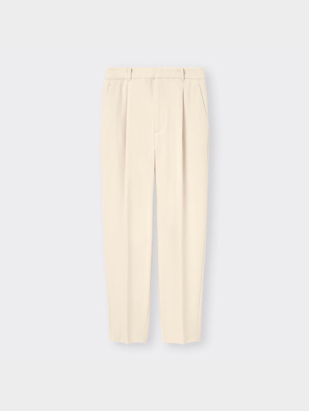 GU公式 | 起毛タックテーパードパンツ(丈標準63.5～67.5cm)