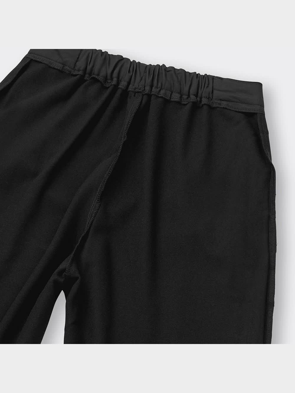 新品バンド１本 GU公式 | 起毛タックテーパードパンツ(丈標準63.5～67.5cm)