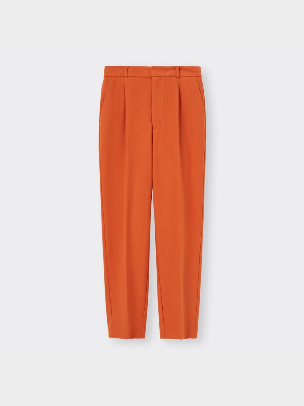 GU公式 | 起毛タックテーパードパンツ(丈標準63.5～67.5cm)