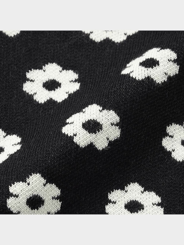 ジャカードカーディガン(長袖)(フラワー)YT+E(アンサンブル可能)