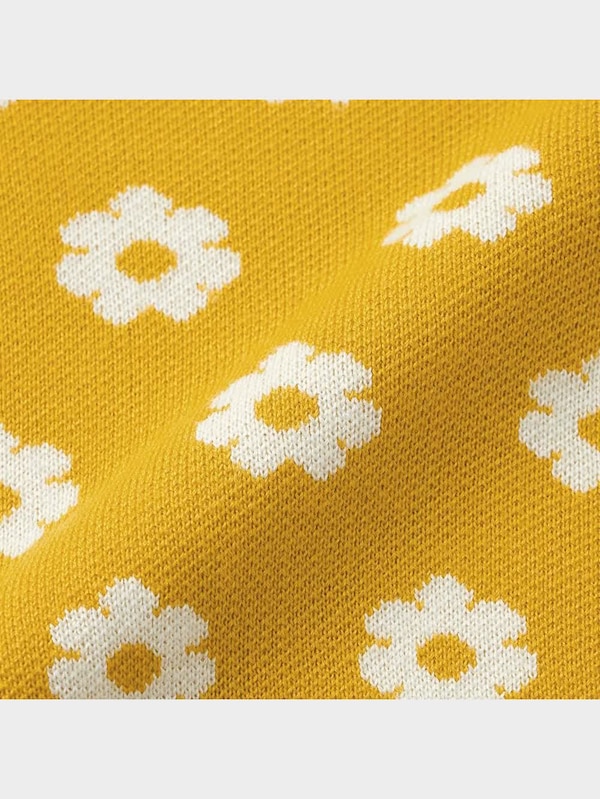 ジャカードカーディガン(長袖)(フラワー)YT+E(アンサンブル可能)