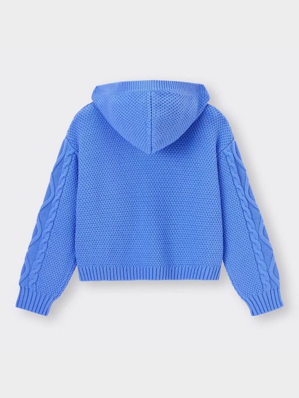 ケーブルフーディセーター(長袖)YT+E(セットアップ可能)