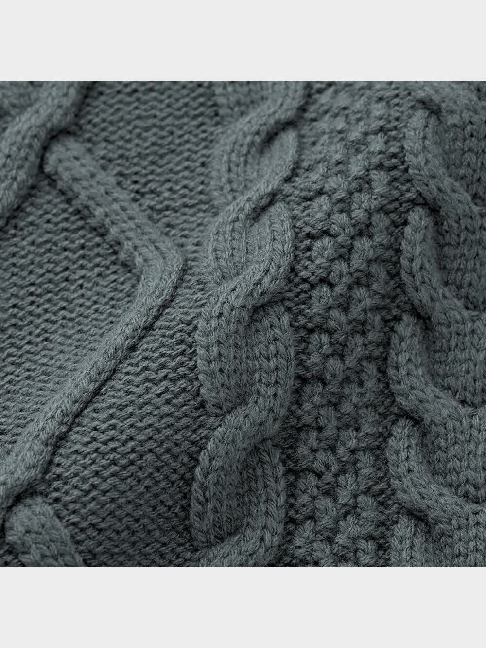 GU公式 | ケーブルフーディセーター(長袖)YT+E(セットアップ可能)