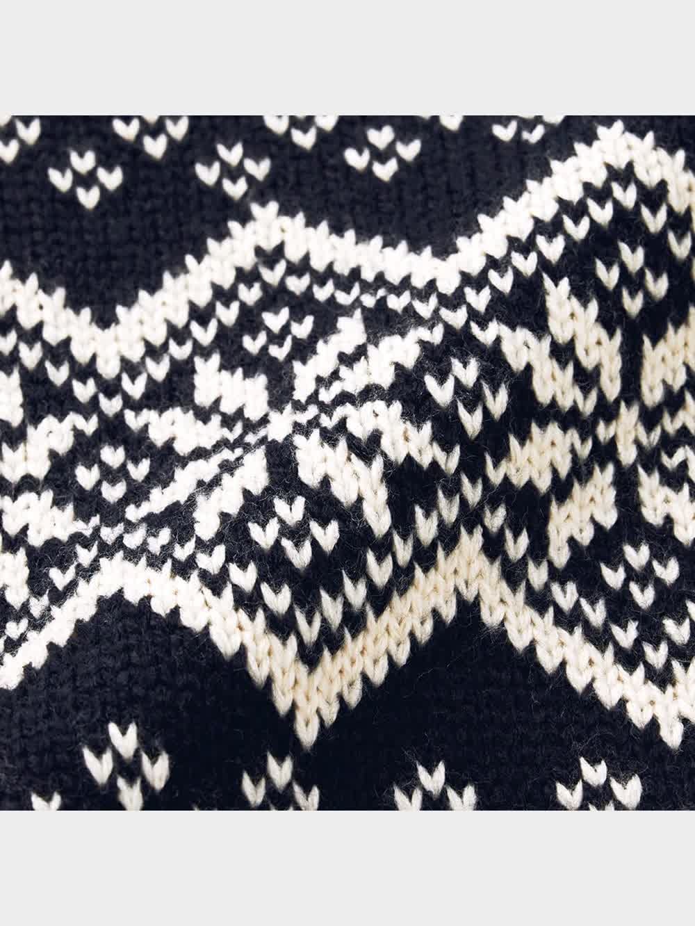 GU公式 | ノルディックニットブルゾン(長袖)YT+E