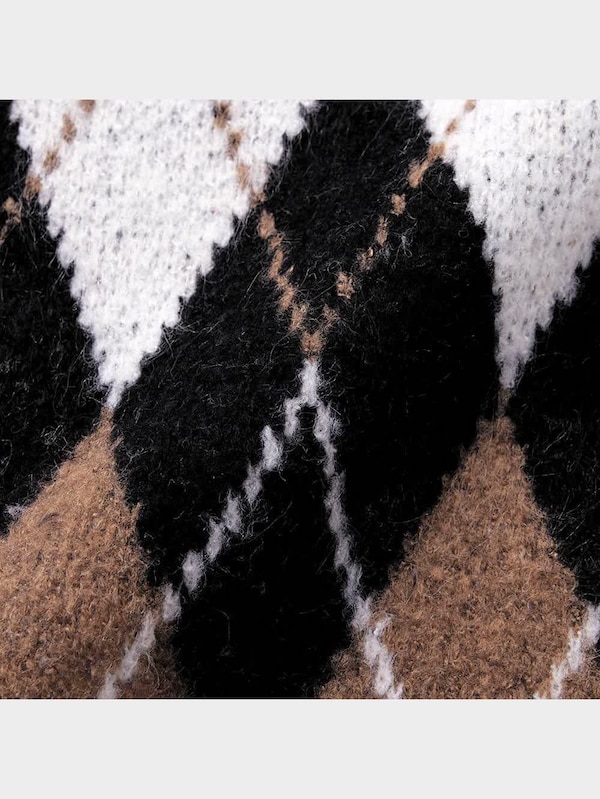 クロップドアーガイルセーター(長袖)YT+E