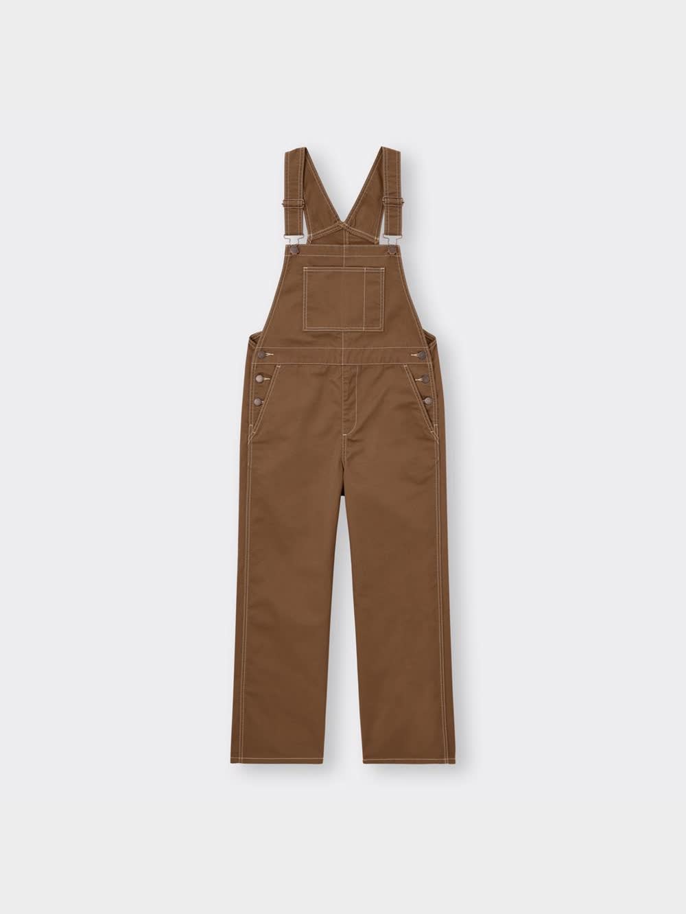 GU公式 | セミワイドサロペットパンツRS+X