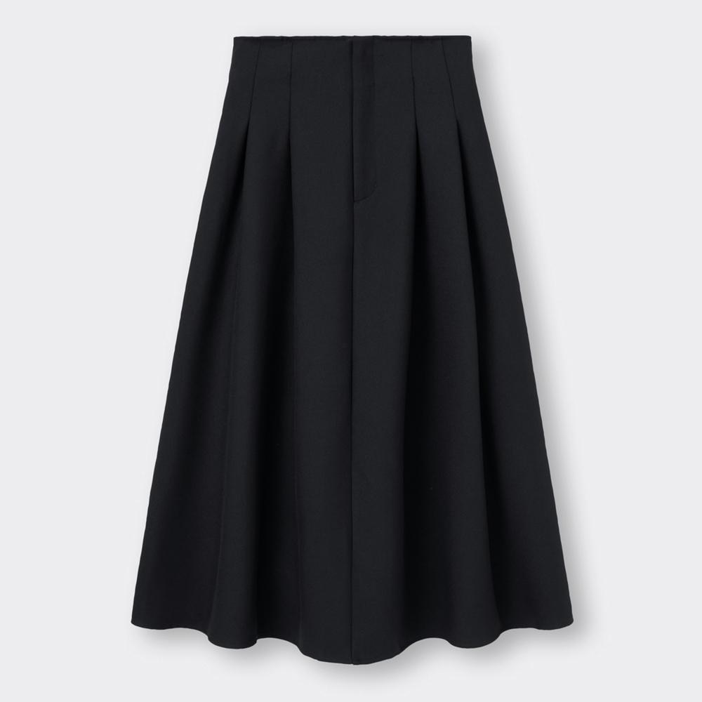 GU公式 | ハイウエストフレアミディスカート(丈標準83.0～87.0cm) | ファッション通販サイト