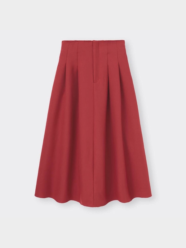 ハイウエストフレアミディスカート(丈標準83.0～87.0cm)