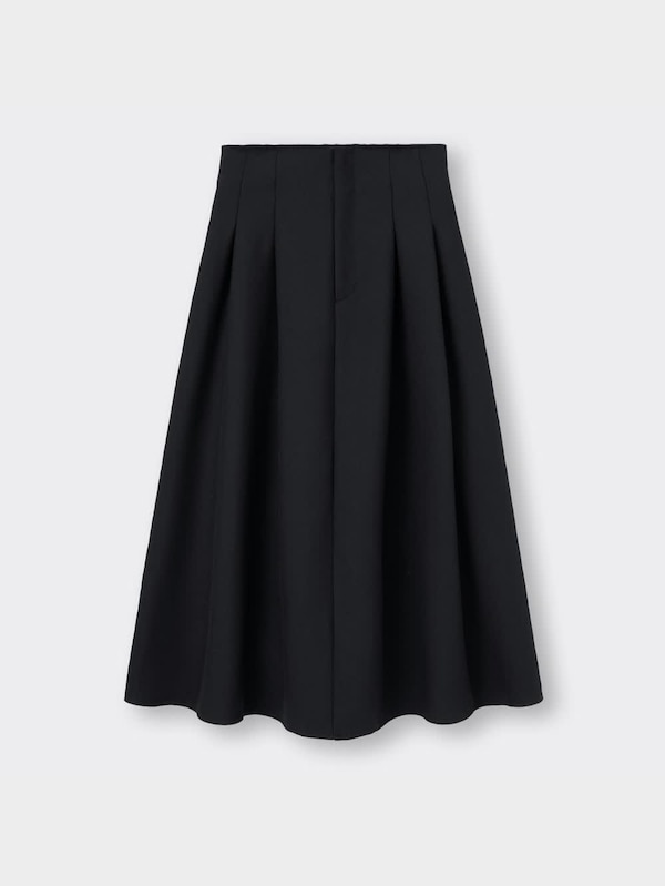 ハイウエストフレアミディスカート(丈標準83.0～87.0cm)