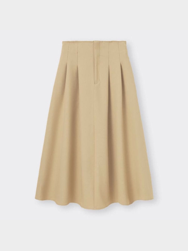 ハイウエストフレアミディスカート(丈標準83.0～87.0cm)