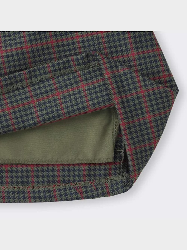 チェックミニスカート