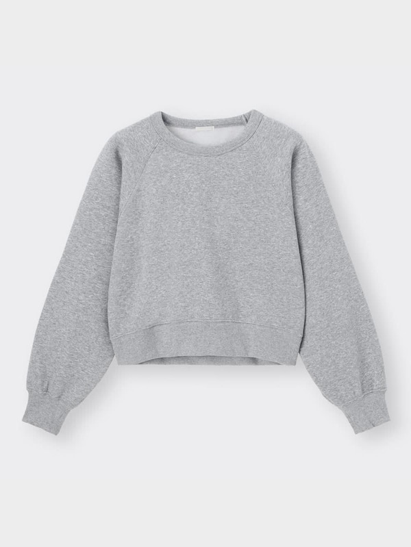 クロップドスウェットプルオーバー(長袖)(セットアップ可能)
