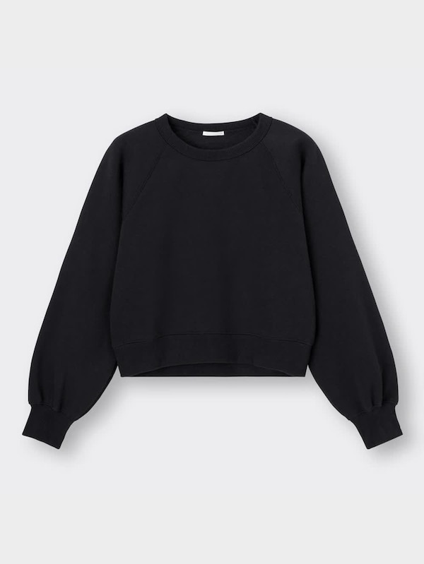 クロップドスウェットプルオーバー(長袖)(セットアップ可能)