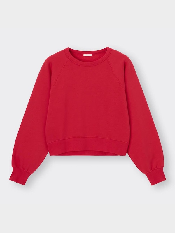 クロップドスウェットプルオーバー(長袖)(セットアップ可能)