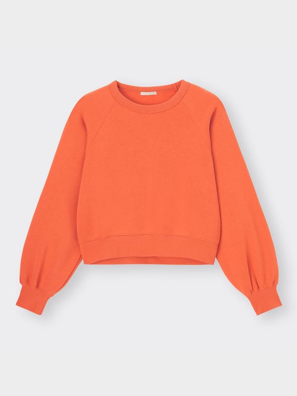 クロップドスウェットプルオーバー(長袖)(セットアップ可能)