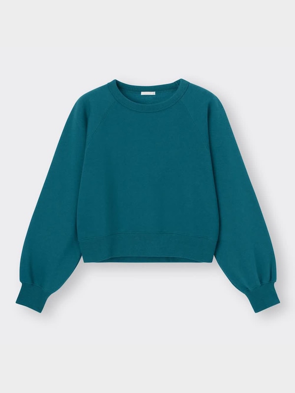 クロップドスウェットプルオーバー(長袖)(セットアップ可能)