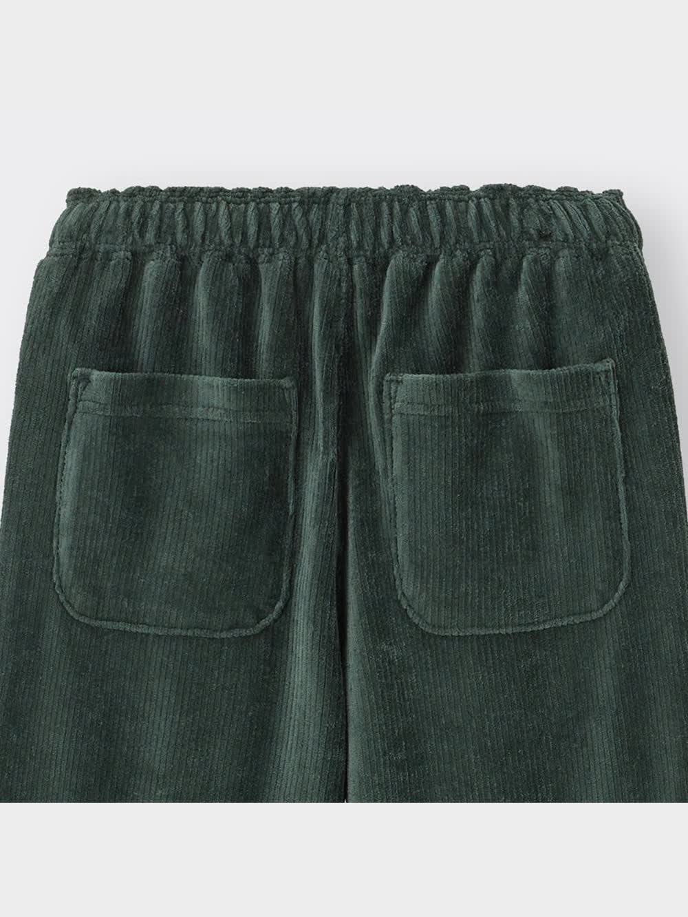 プロフ必見 GU公式 | KIDS(男女兼用)ニットコールシェフパンツ