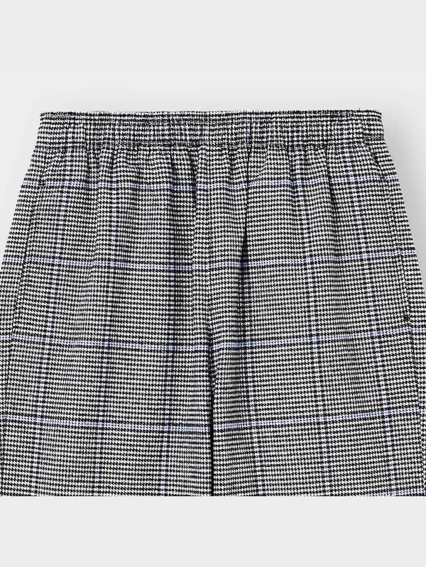 KIDS(男女兼用)フランネルチェックシェフパンツ