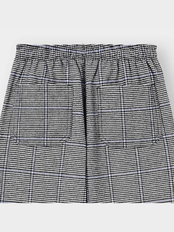 KIDS(男女兼用)フランネルチェックシェフパンツ