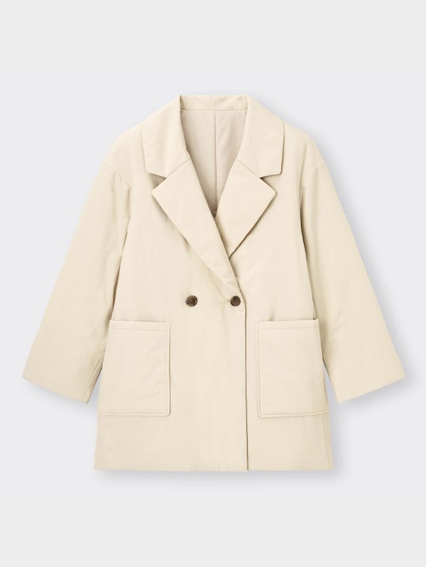 オーバーサイズ中わたテーラードコートRS+E